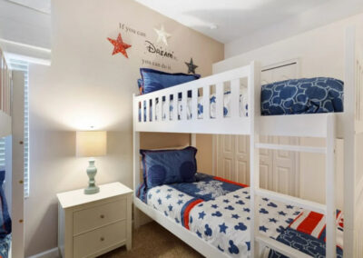 Bedroom #4 at Solterra Resort 390, Davenport, Orlando