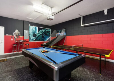 The games room at Solterra Resort 390, Davenport, Orlando