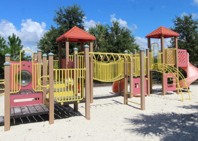 The children's playground at Solterra Resort, Davenport, Orlando