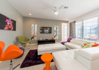 The living area at Sonoma Resort 2, Kissimmee