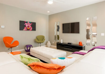 The living area at Sonoma Resort 2, Kissimmee