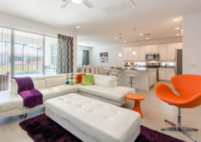 The living area at Sonoma Resort 2, Kissimmee