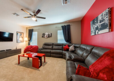 The upstairs loft area at Sonoma Resort 2, Kissimmee