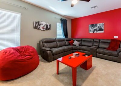 The upstairs loft area at Sonoma Resort 2, Kissimmee