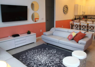 The living area at Sonoma Resort 4, Kissimmee, Orlando