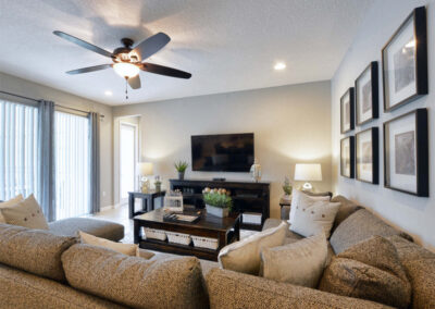 The living area at Sonoma Resort 41, Kissimmee, Orlando
