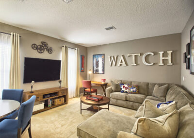 The upstairs loft area at Sonoma Resort 41, Kissimmee, Orlando