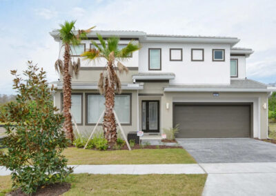 Sonoma Resort 41, Kissimmee is a spacious six ensuite bedroom villa close to Celebration golf and Disney theme parks (15 minutes). It has a private pool, games room & well-appointed living space for up to 16 guests. Resort pool with cabanas, water slide & sports courts.