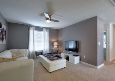 The loft living area at Storey Lake Resort 17, Kissimmee
