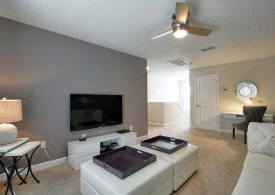 The loft living area at Storey Lake Resort 17, Kissimmee