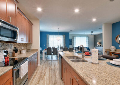 The kitchen at Storey Lake Resort 17, Kissimmee