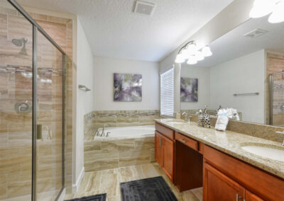 Bedroom #2 en-suite at Storey Lake Resort 17, Kissimmee