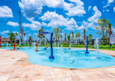 The splash pool at Storey Lake Resort, Kissimmee, Orlando