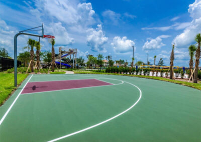 One of several sports courts at Storey Lake Resort, Kissimmee, Orlando