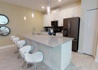 The kitchen at Storey Lake Resort 208, Kissimmee, Orlando