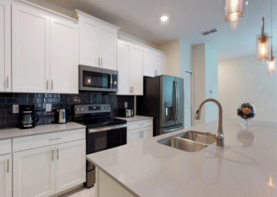 The kitchen at Storey Lake Resort 208, Kissimmee, Orlando