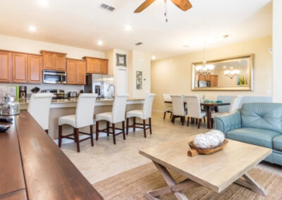 The living area at Storey Lake Resort 3, Kissimmee
