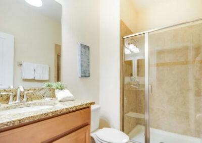 Bedroom #1 en-suite at Storey Lake Resort 3, Kissimmee