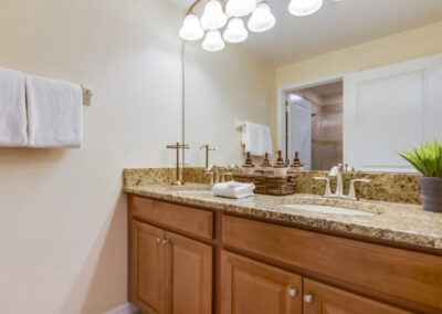 Bedroom #3 & #4 Jack 'n Jill bathroom at Storey Lake Resort 3, Kissimmee