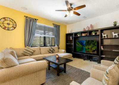 The living area at Veranda Palms 1, Kissimmee