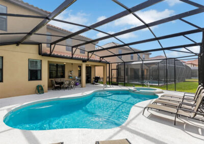 Veranda Palms 1, Kissimmee is a gorgeous six bedroom, four bathroom luxury villa for 12 with private pool, spa, games room & pool table providing hours of fun. Resort pool & gym, seven miles from Disney. Close to Falcon's Fire golf, Shingle Creek Reserve & restaurants.