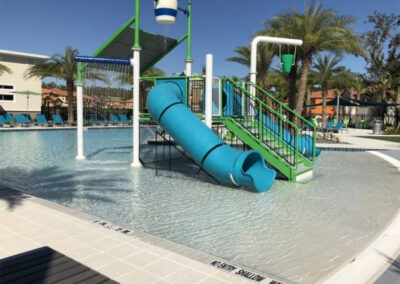 The waterslides at Veranda Palms, Kissimmee