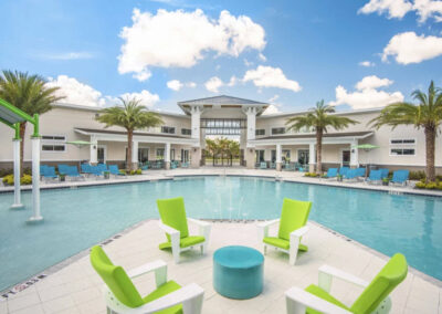 The resort swimming pool at Veranda Palms, Kissimmee