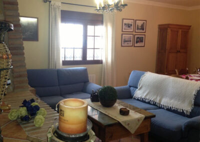 The living area at Villa Antisa, Villanueva de la Concepción