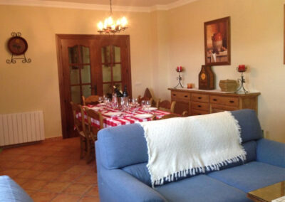The living area at Villa Antisa, Villanueva de la Concepción