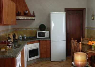 The kitchen at Villa Antisa, Villanueva de la Concepción