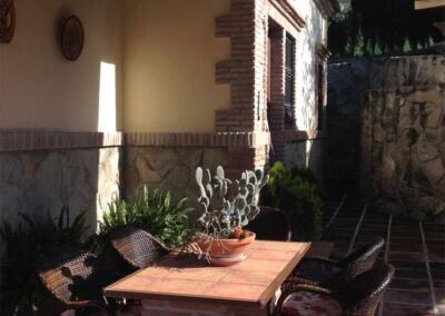 The barbecue area at Villa Antisa, Villanueva de la Concepción