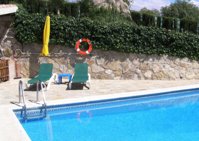 The swimming pool at Villa Antisa, Villanueva de la Concepción