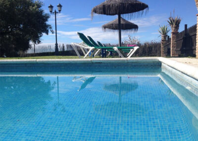 The swimming pool at Villa Antisa, Villanueva de la Concepción