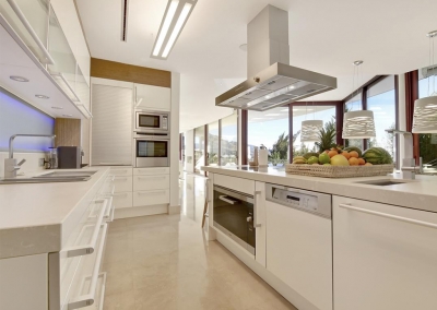 The kitchen at Villa Calderon, Nueva Andalucía