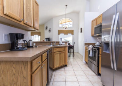 The kitchen at Villa Carter, Aviana Resort, Davenport, Florida