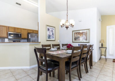 The dining area at Villa Carter, Aviana Resort, Davenport, Florida