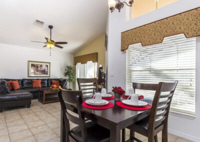 The dining area at Villa Carter, Aviana Resort, Davenport, Florida
