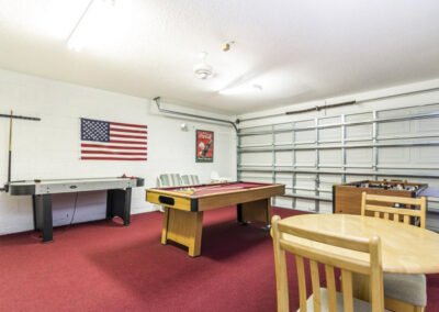 The games room at Villa Carter, Aviana Resort, Davenport, Florida
