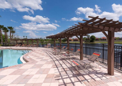 The swimming pool at Aviana Resort, Davenport, Florida