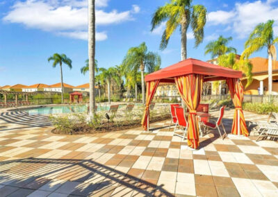 The swimming pool at Aviana Resort, Davenport, Florida