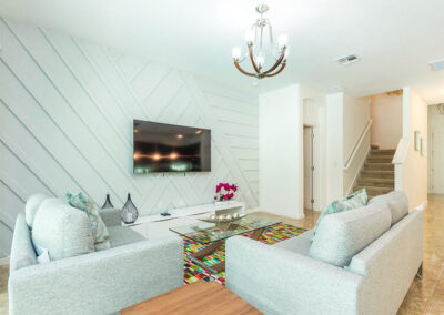 The ground floor living area at Villa Emeline, Bella Vida Resort, Kissimmee