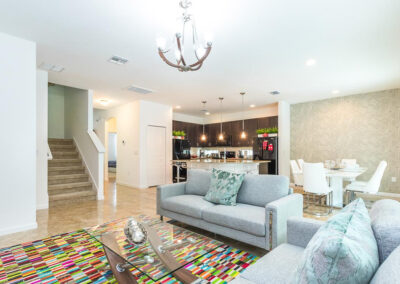 The ground floor living area at Villa Emeline, Bella Vida Resort, Kissimmee