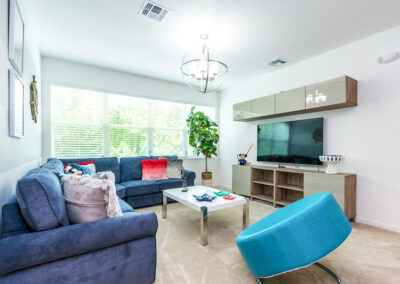 The first floor living area at Villa Emeline, Bella Vida Resort, Kissimmee