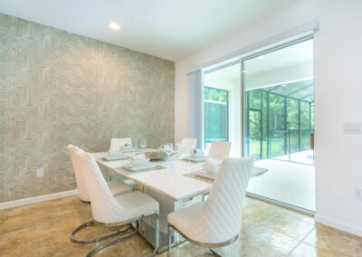 The dining area at Villa Emeline, Bella Vida Resort, Kissimmee