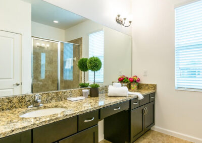 The ground floor shower room at Villa Emeline, Bella Vida Resort, Kissimmee