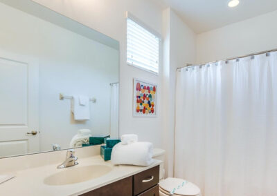 The first floor bathroom at Villa Emeline, Bella Vida Resort, Kissimmee