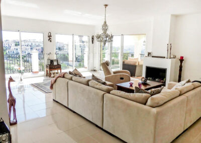 The living area at Villa Eneldo, Fuengirola