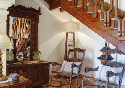 The living area at Villa Loli, Frigiliana