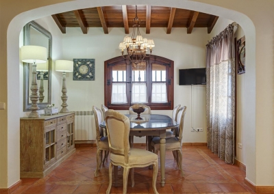 The living area at Villa Loli, Frigiliana