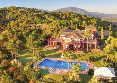 The grounds of Villa Mirador, Benahavís